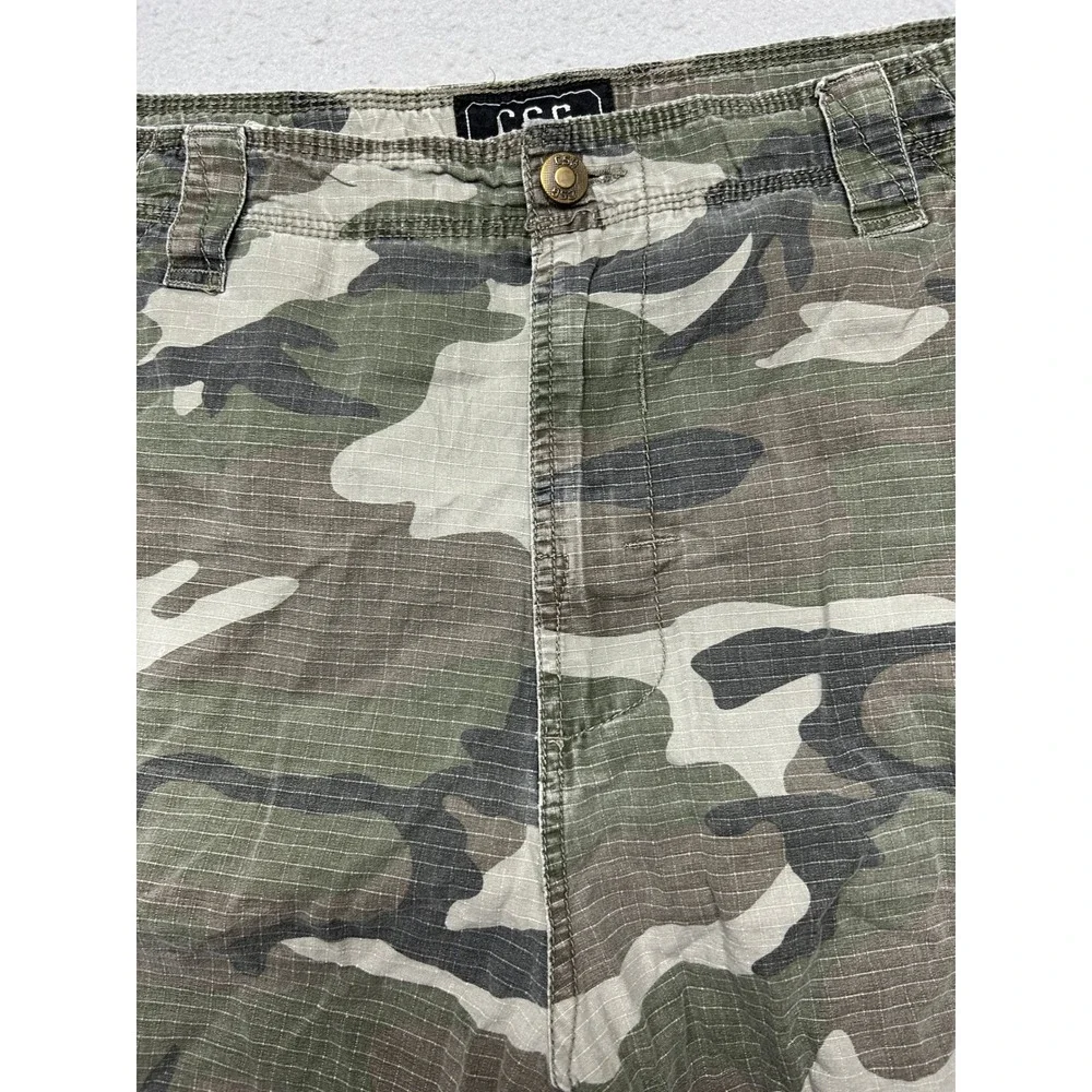 CSG Cargo Shorts Ripstop Camouflage Green 38 Mens